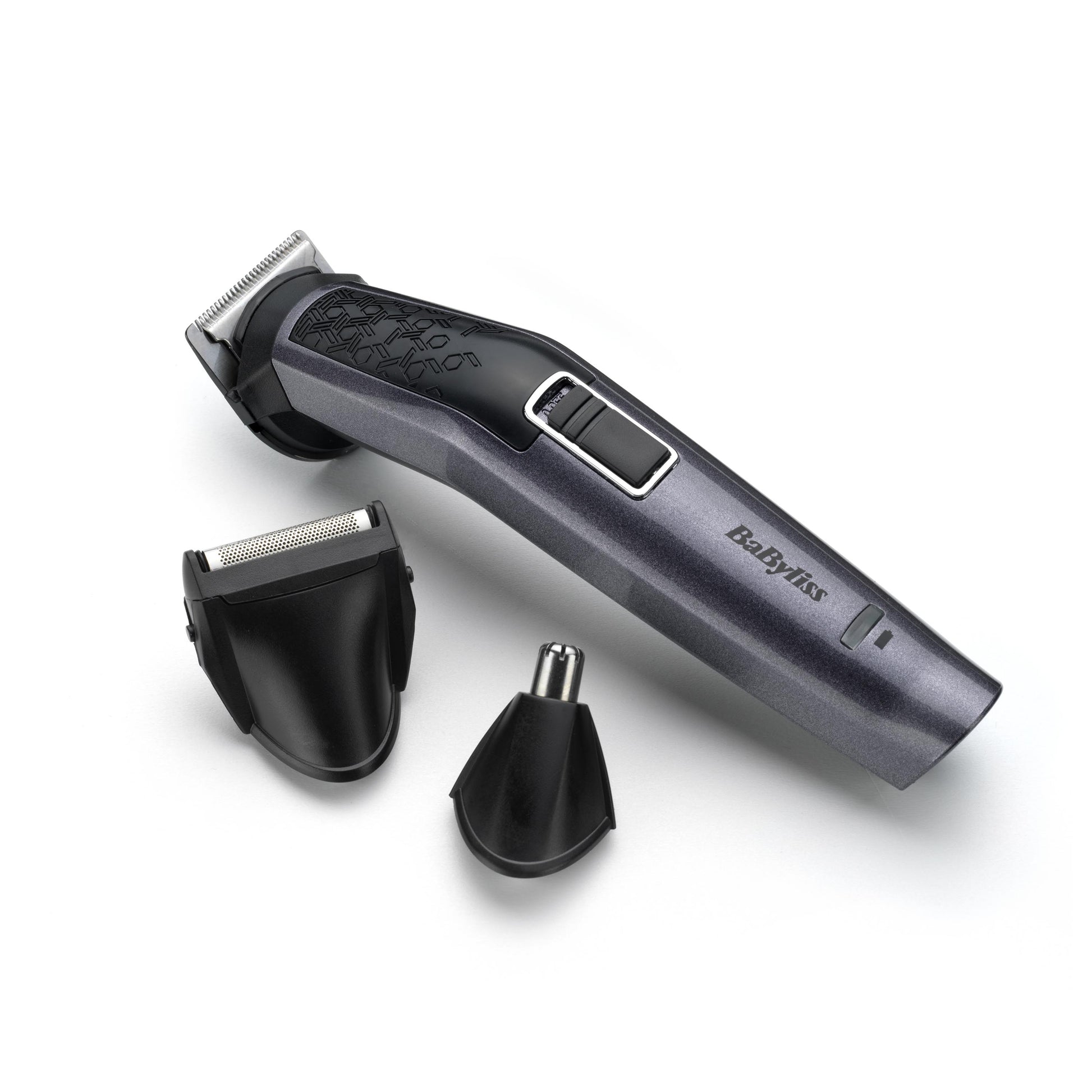 BaByliss Multitrimmer MT727E – 10-in-1, Titanklingen, 1–8 mm Schnitt – 60 min Akku