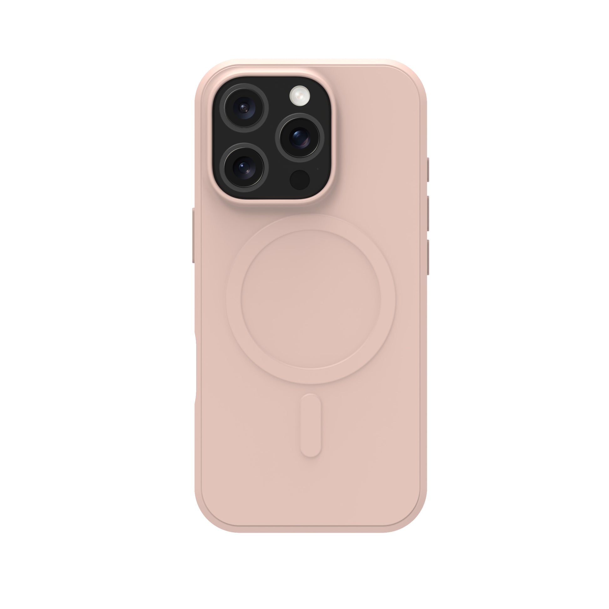dbramante1928 Greenland Pro MS – Backcover – für Apple iPhone 16 Pro, Recycelter Kunststoff, Pink Sand