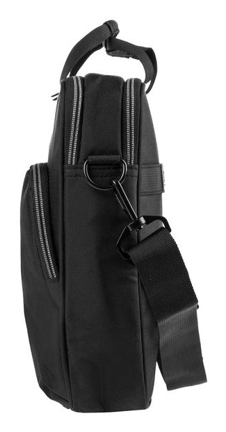 ONIT Notebook-Tasche für bis 13,3" – Trolley-Band, Dokumentenfach – Schwarz