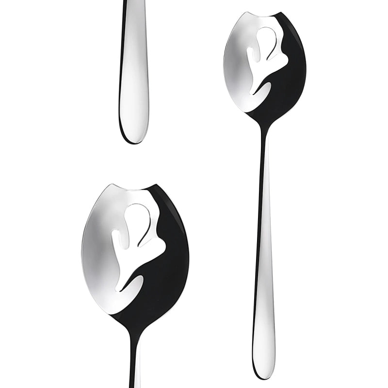 Sola Basic Alpha Salatbesteck – 2-teilig, 21 cm, 18/10 Edelstahl, spülmaschinenfest
