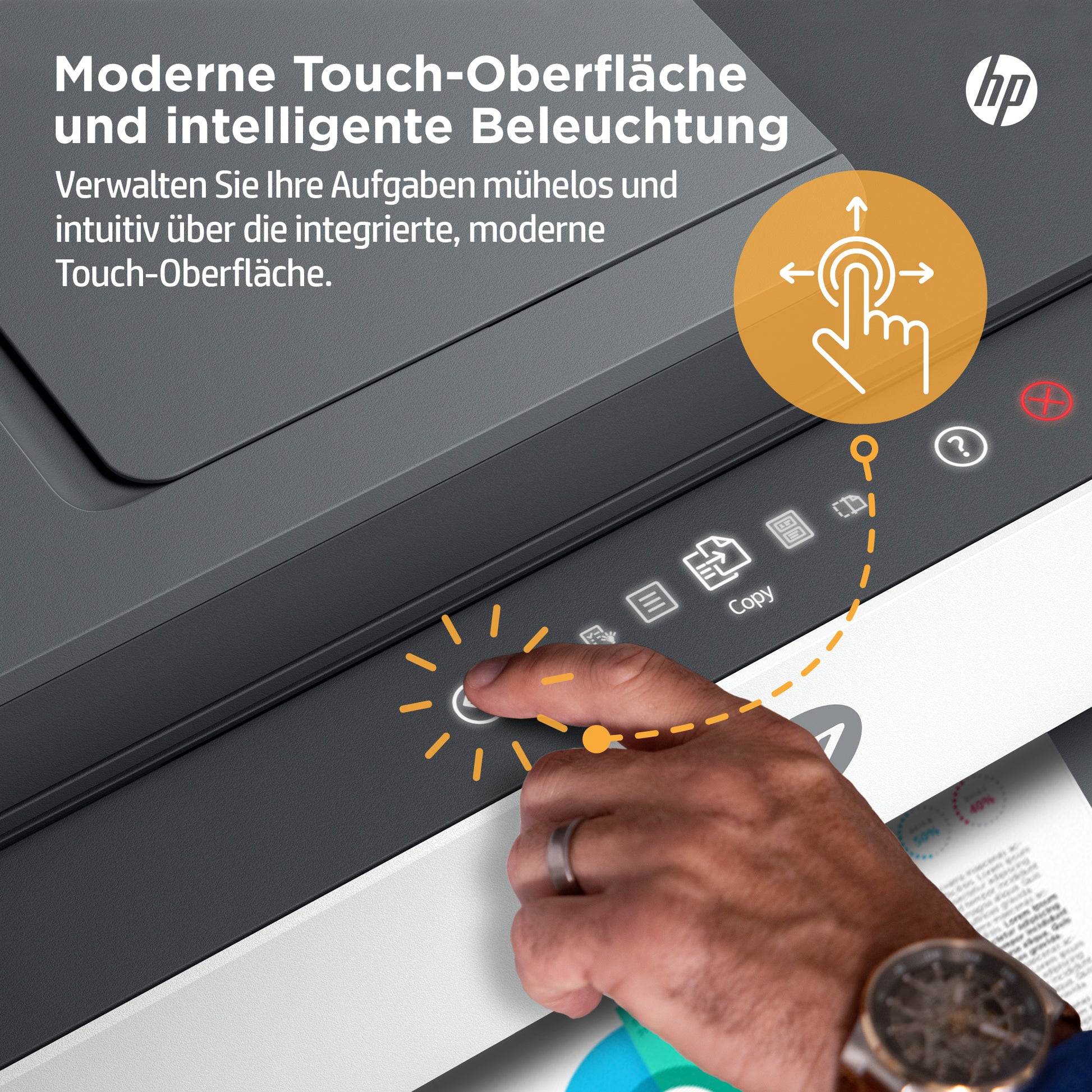 HP SMART TANK 7605 – Farbiger Tintenstrahl-MFP A4, 3-in-1 – 28 S./Min. S/W