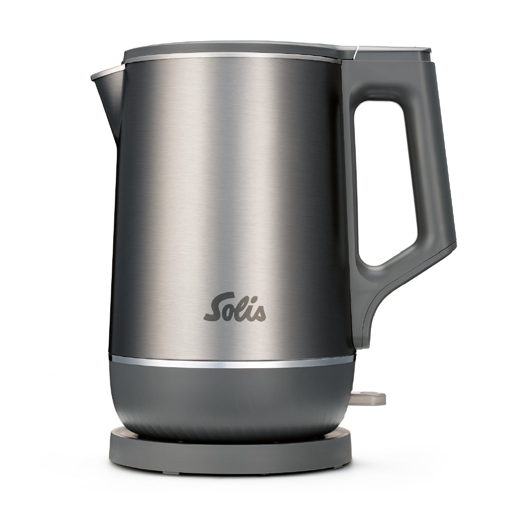 Solis Kettle 5520 – Wasserkocher 1,7 l, 1800 W, Edelstahl, Silber