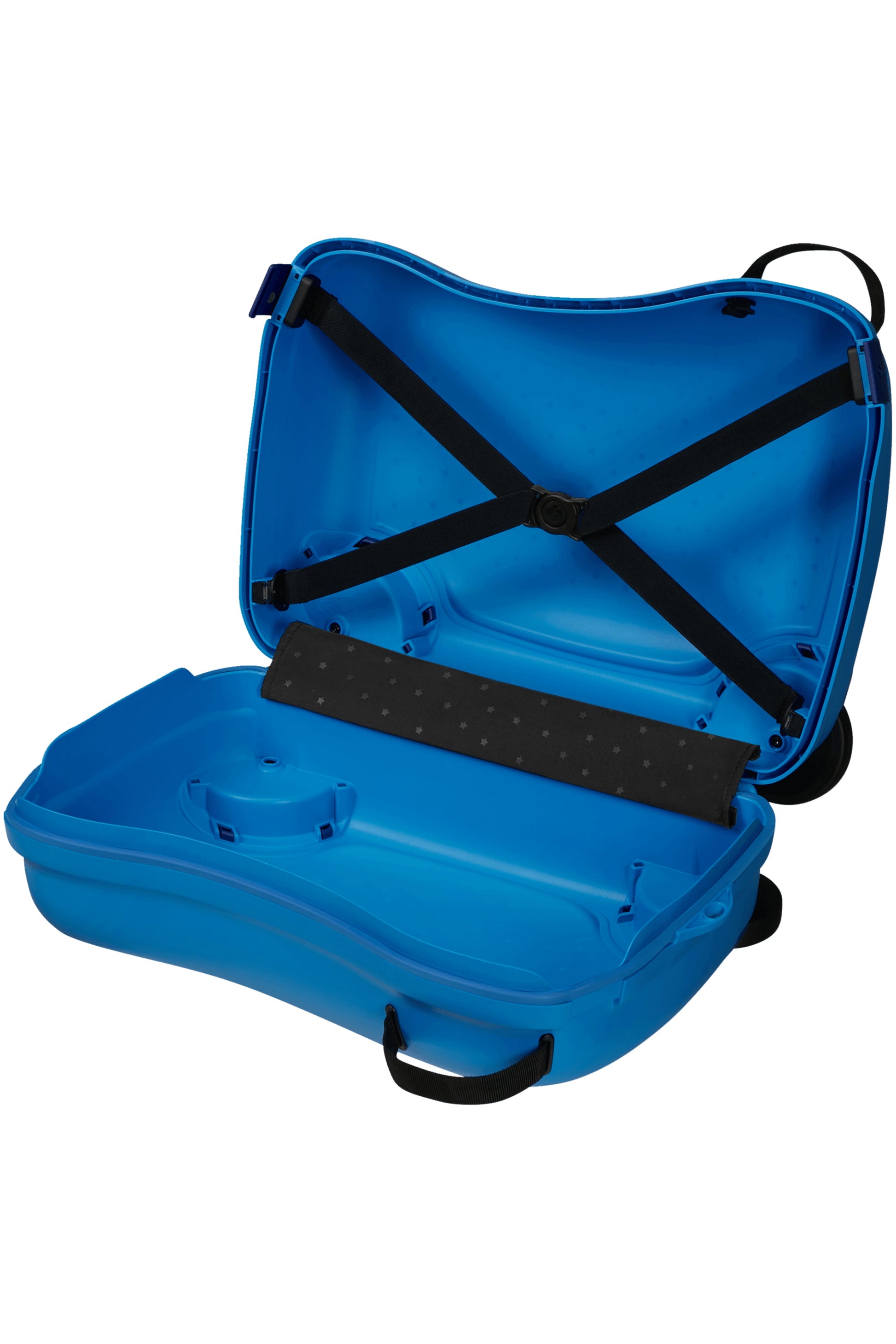 Samsonite Ride-on-Kindertrolley Dream2Go Rider Handgepäck – 30 l, 4 Rollen, Mickey Stars, 52 × 38 × 21 cm