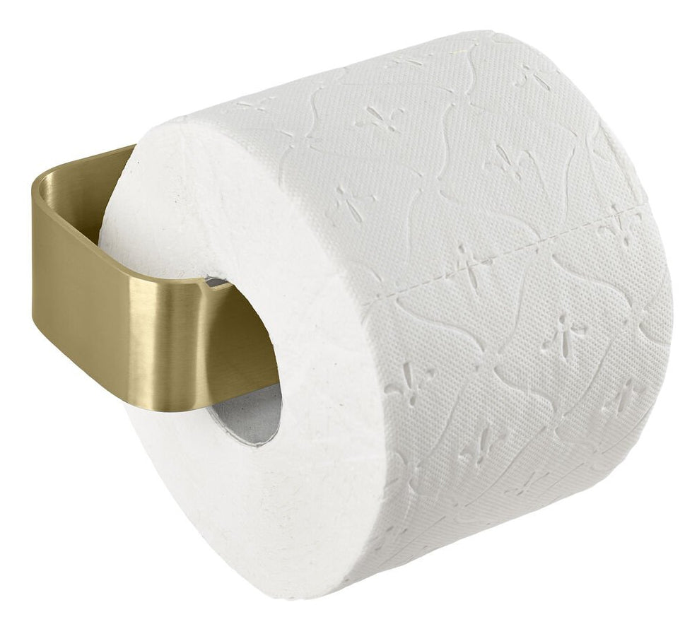 Zone Denmark Toilettenpapierhalter – Messing, Gold, Wandmontiert, 7,6 × 16,4 × 4 cm