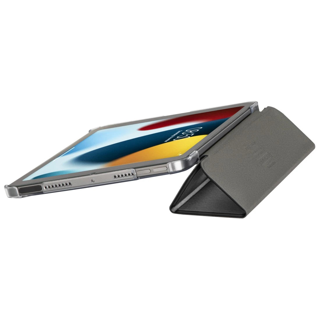 Hama Fold Clear Folio – für Apple iPad mini (2024), mit Ständer, PU, Schwarz