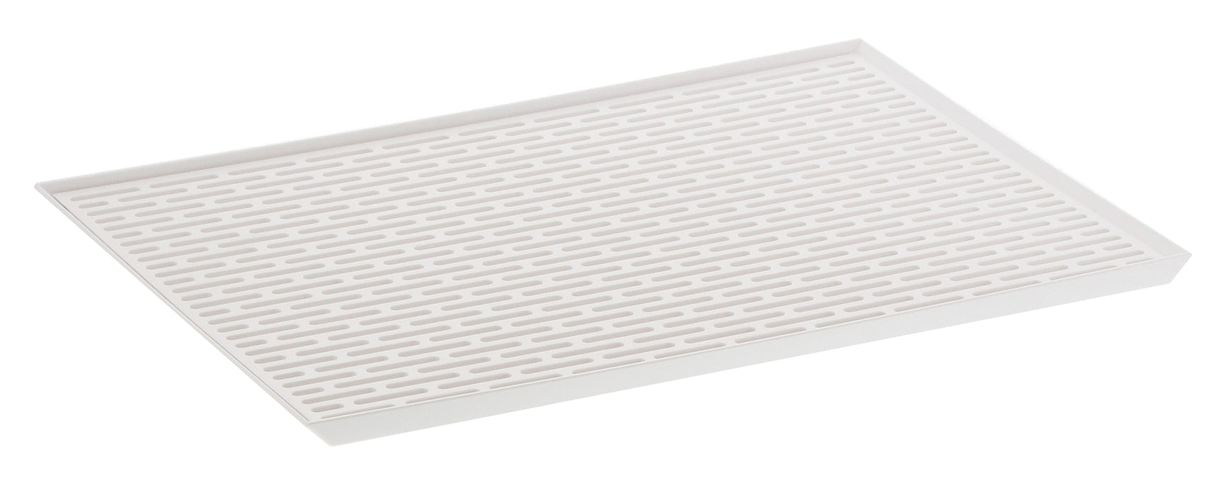 Yamazaki Abtropfmatte 42,5 × 30,7 × 1,5 cm, Kunststoff, Weiss