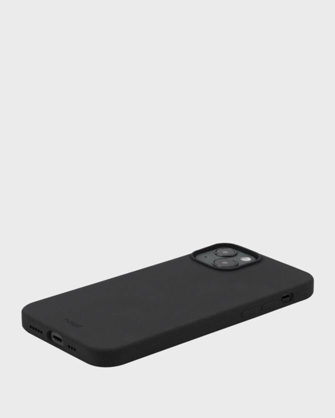 Holdit Backcover – für Apple iPhone 15 Plus, Silikon, Schwarz