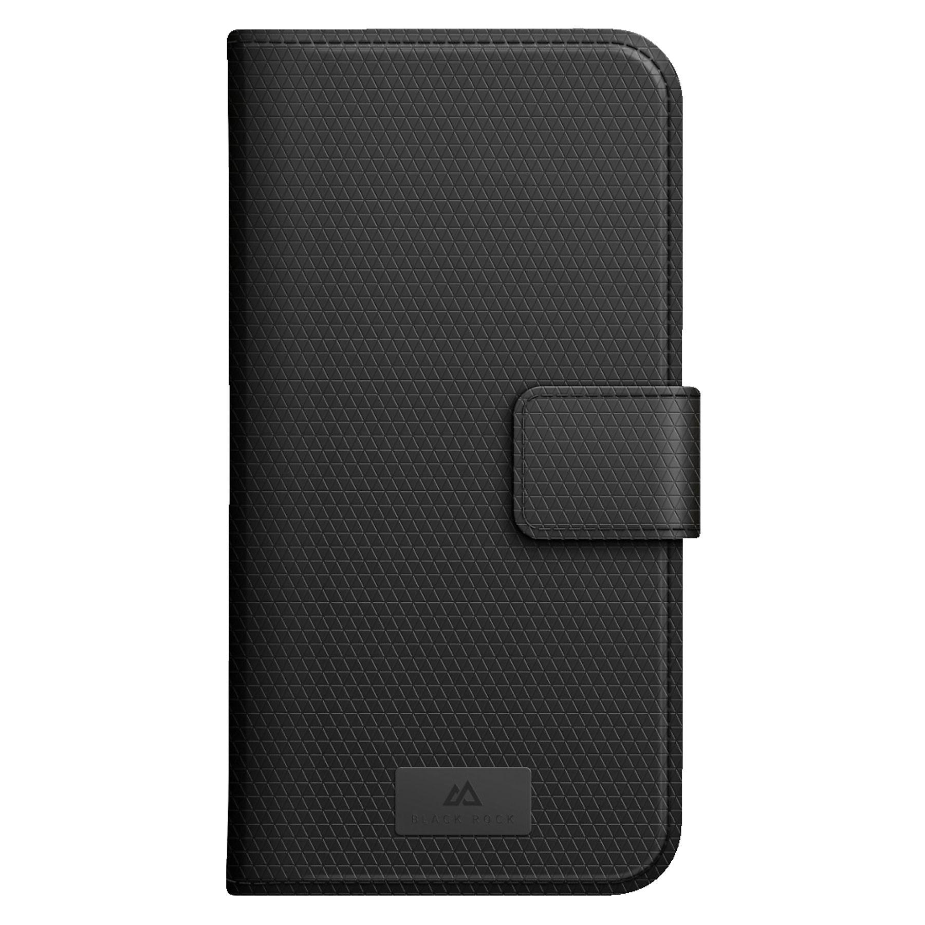Black Rock Booklet-Hülle – für Apple iPhone 14 Pro – schwarz – mit Kartenfach