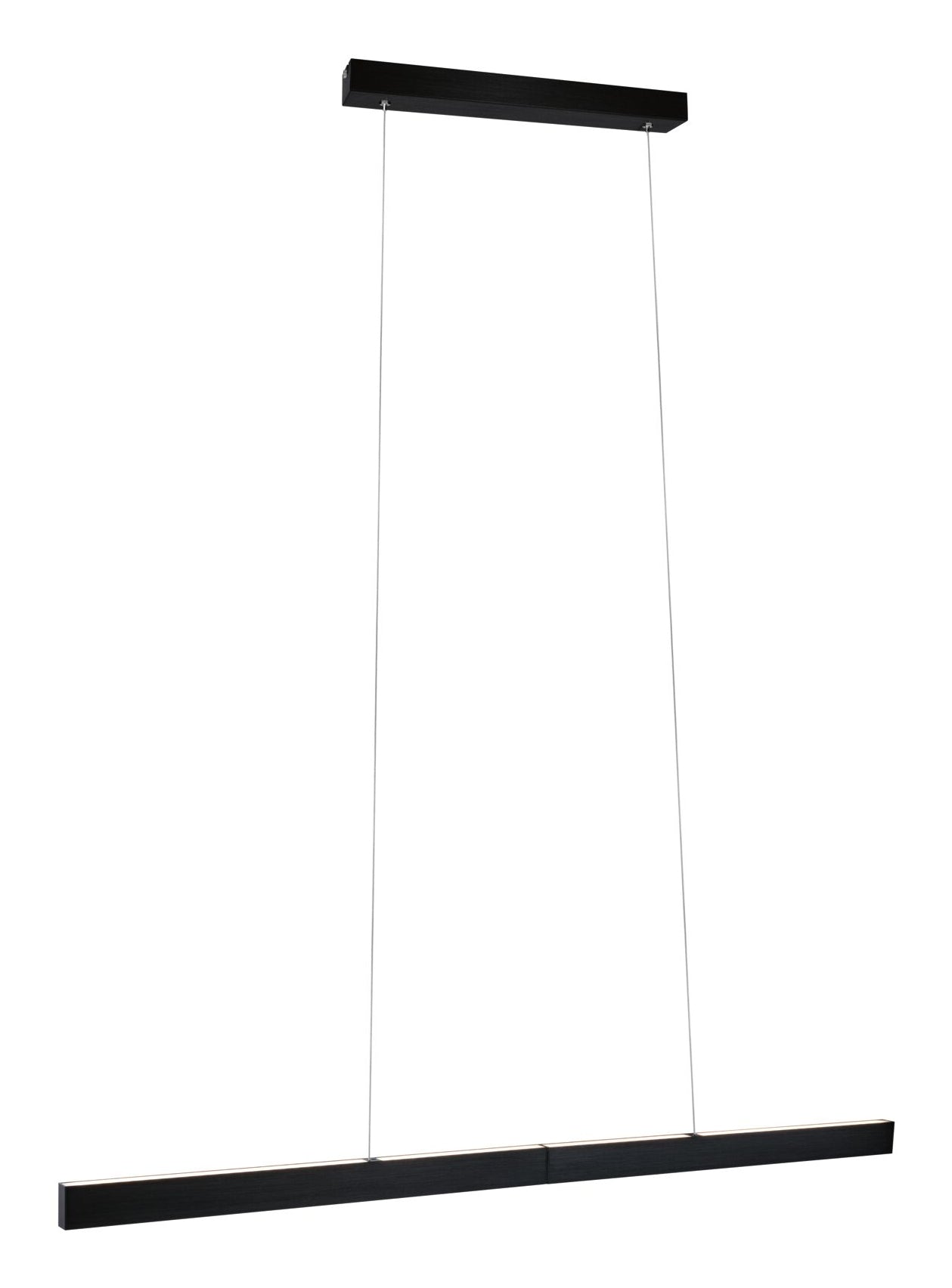 Paulmann Pendelleuchte Aptare – 180 × 5 × 150 cm, 4100 lm, 16,5 W, 2700 K, dimmbar, schwarz