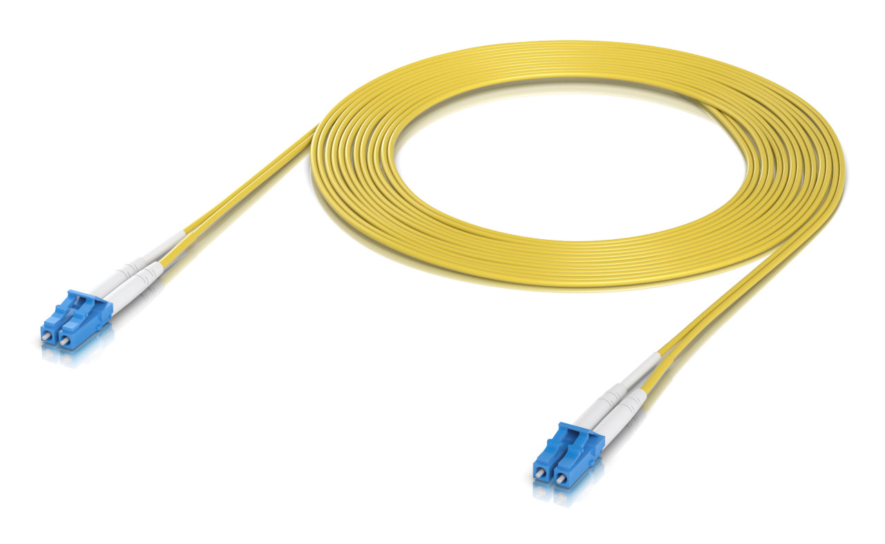 Ubiquiti LWL-Patchkabel – LC–LC, Singlemode (OS2), 100 Gbit/s, 1 m, 50er-Pack, LSZH