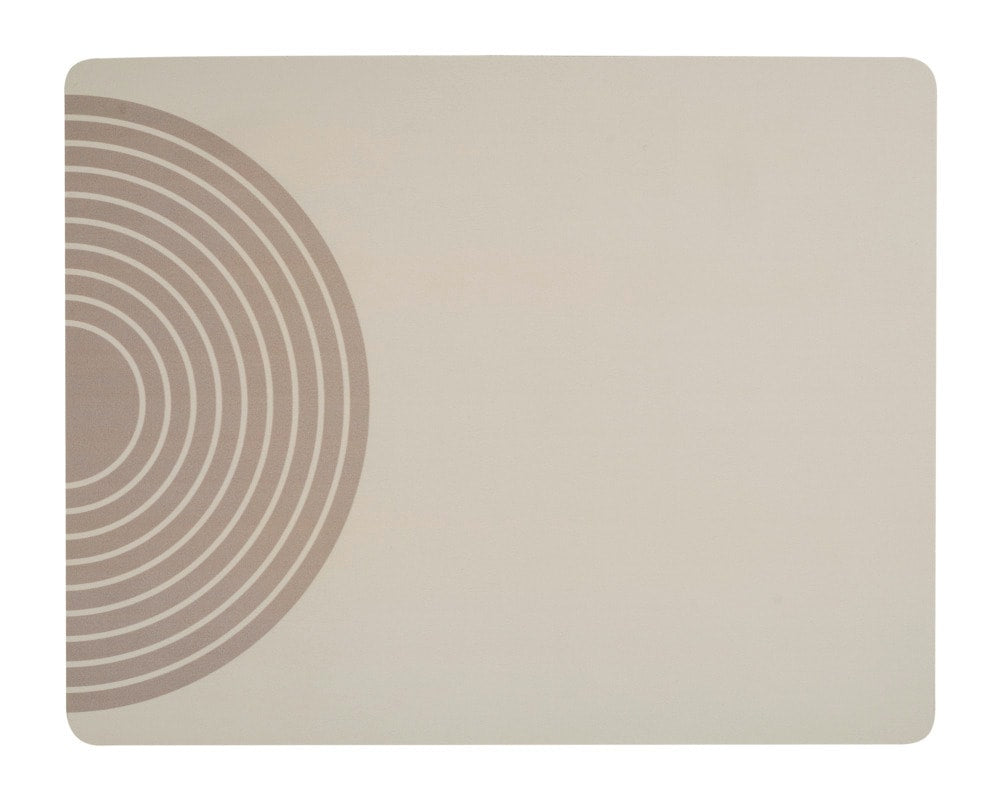 WENKO Abtropfmatte 50 × 40 × 0,9 cm, gummiert, beige