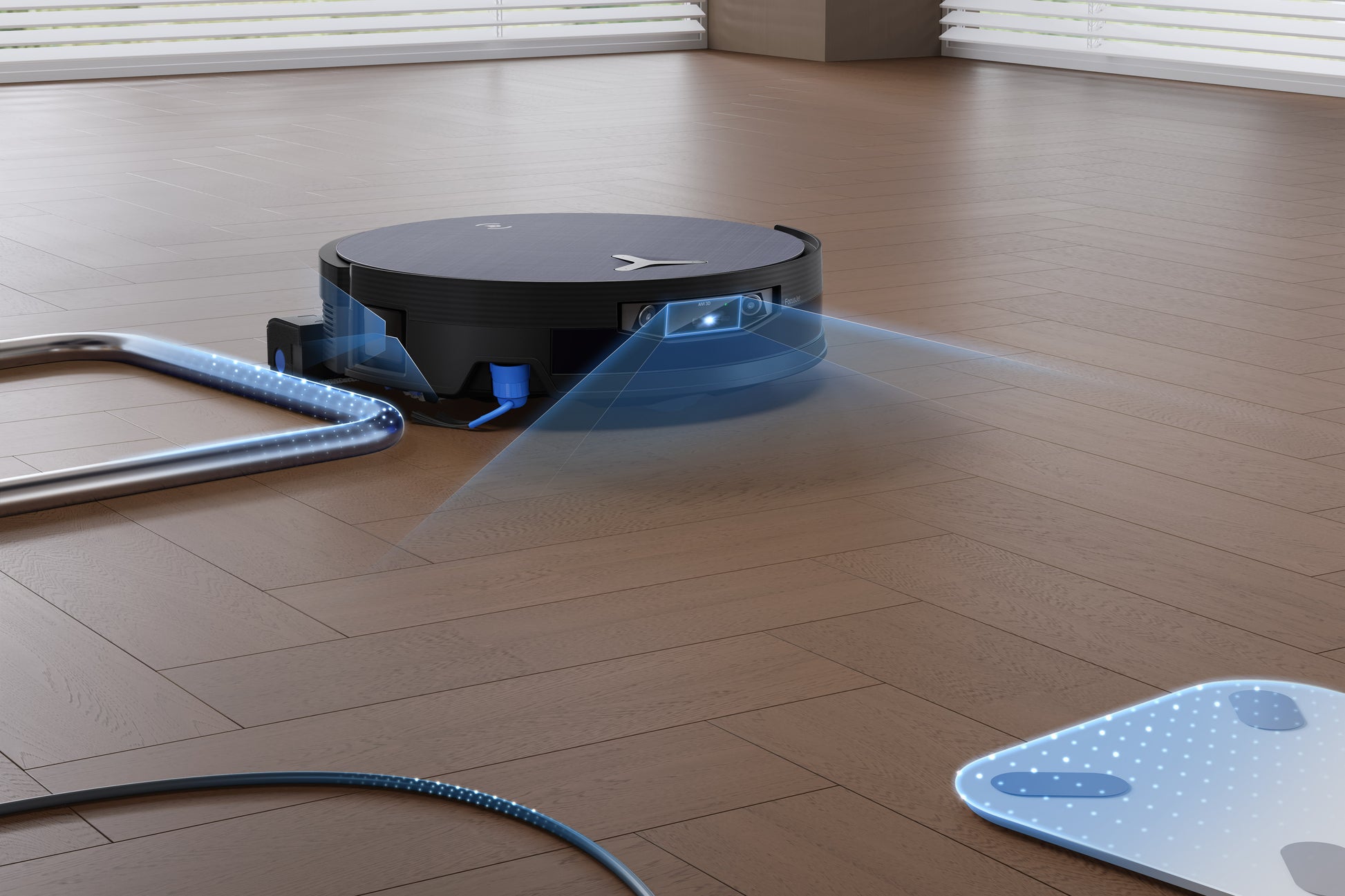 Ecovacs Deebot X12 OmniCyclone Saugroboter mit Absaugstation und Wischfunktion – 22000 Pa, 497 min