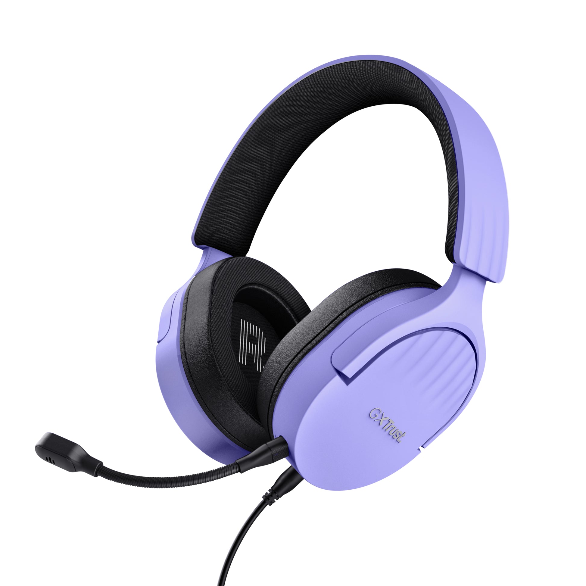 Trust GXT489 FAYZO Gaming-Headset – On-Ear, Stereo, Kabelgebunden, 3,5 mm Klinke, Violett