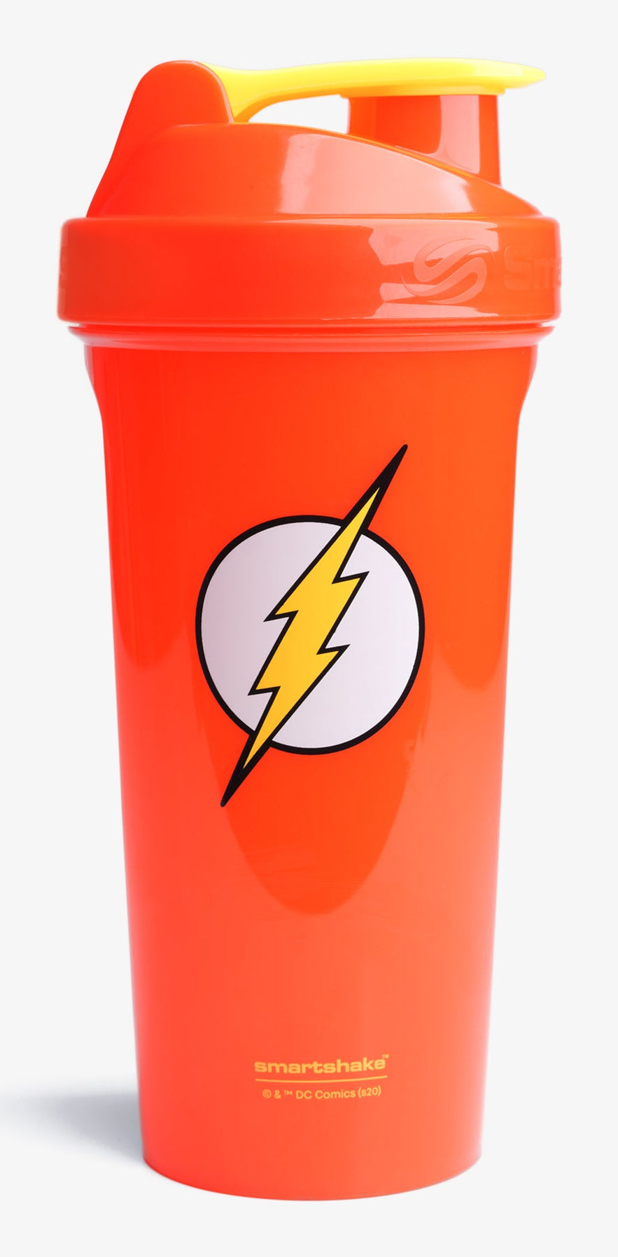 Smartshake Lite The Flash Trinkflasche 800 ml – Kunststoff, Schraubdeckel, Orange