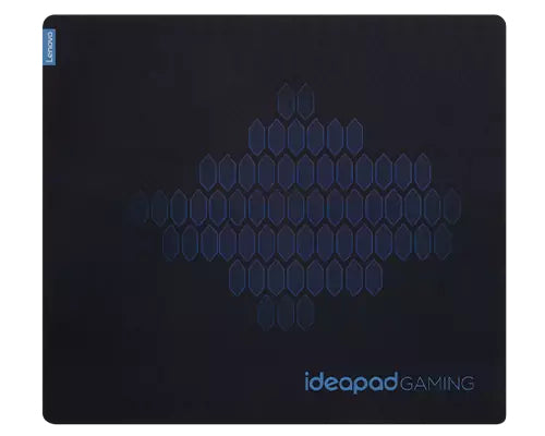Lenovo IdeaPad Gaming Cloth – Gaming-Mauspad – 450 × 400 mm, Tuch/Gummi, Schwarz/Blau, gestickte Kanten