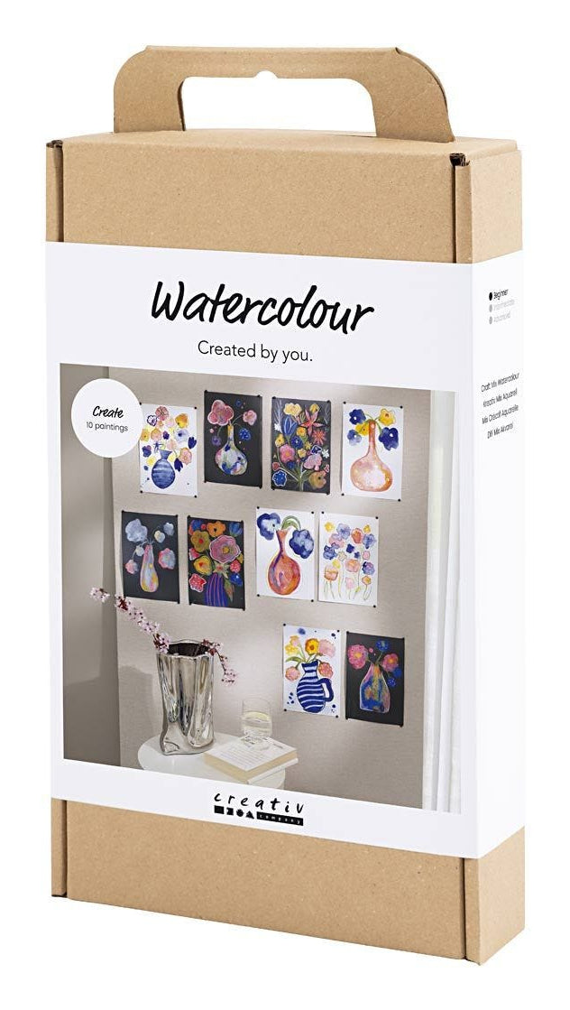 Creativ Company Kreativ Mix Aquarell – Bastelset (Wasserfarben) – Mehrfarbig