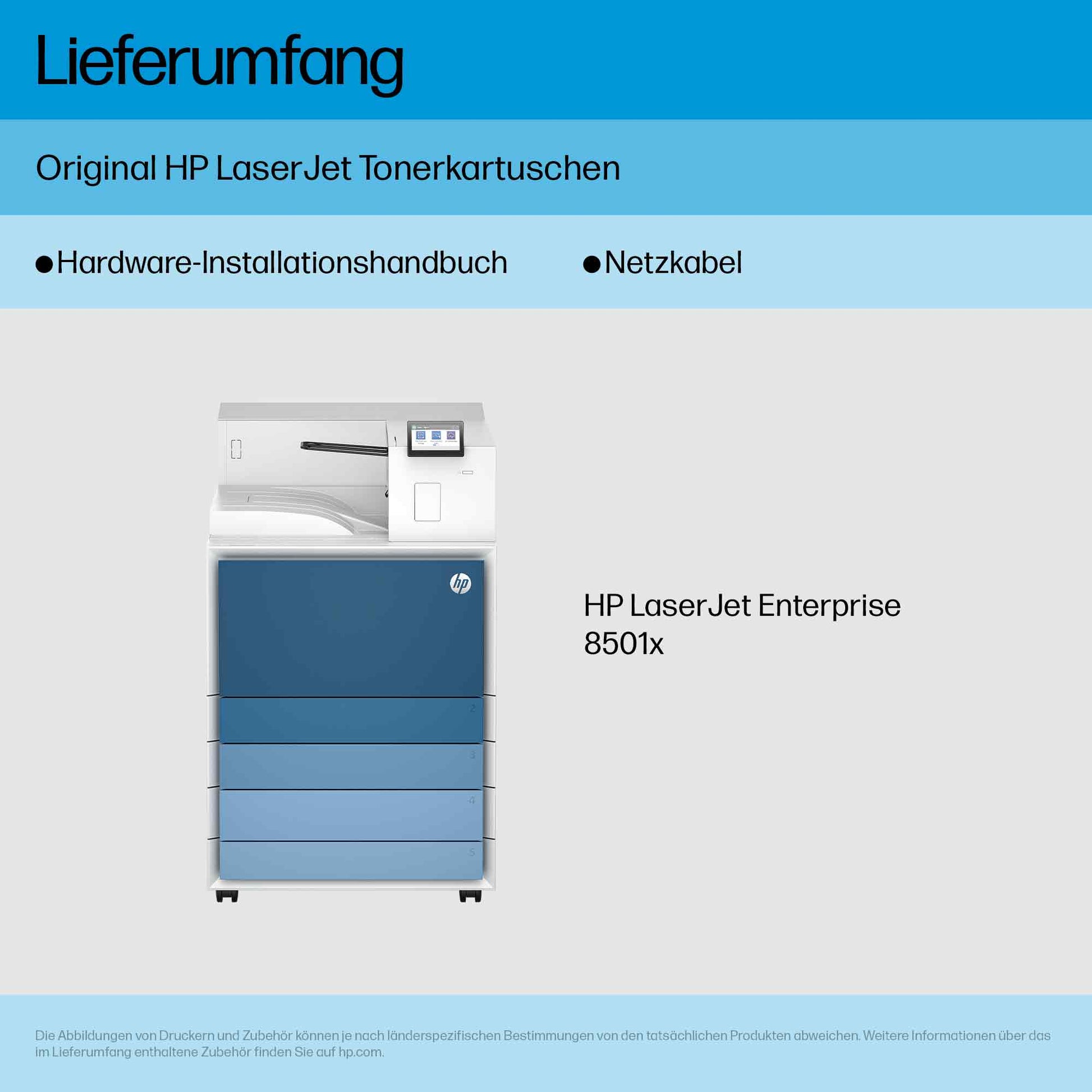 HP LaserJet Enterprise 8501x – 70 Seiten/Min.