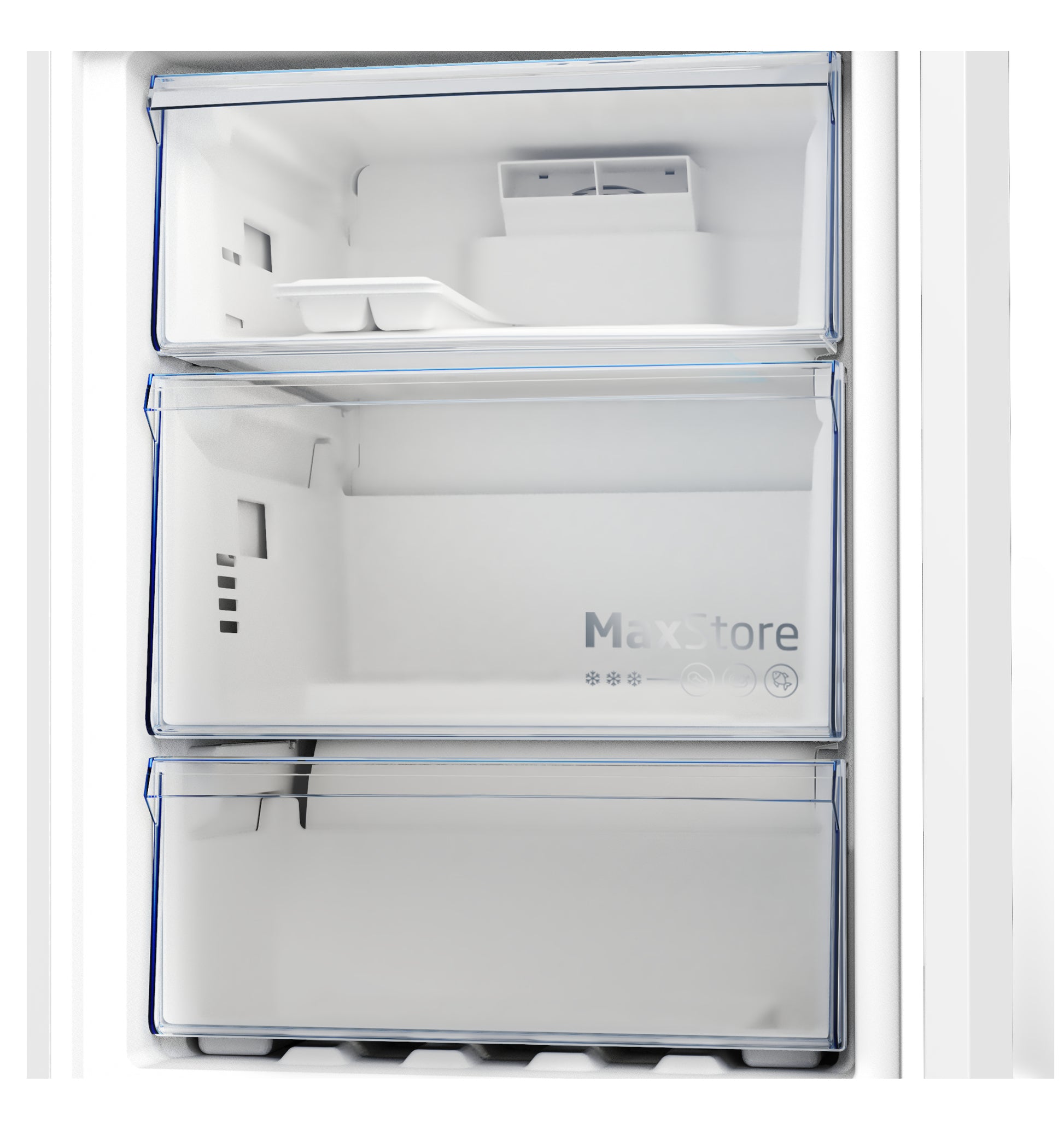 Beko Kühl-Gefrierkombination KG535 – 355 l, 230 V, Energieeffizienzklasse D, 35 dB