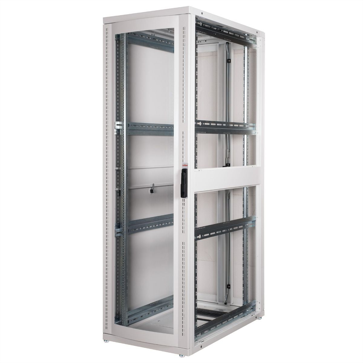 ROLINE Pro – 19" Netzwerkschrank 42U, IP20, abschliessbar, 600 × 1000 × 1970 mm, lichtgrau, Stahl
