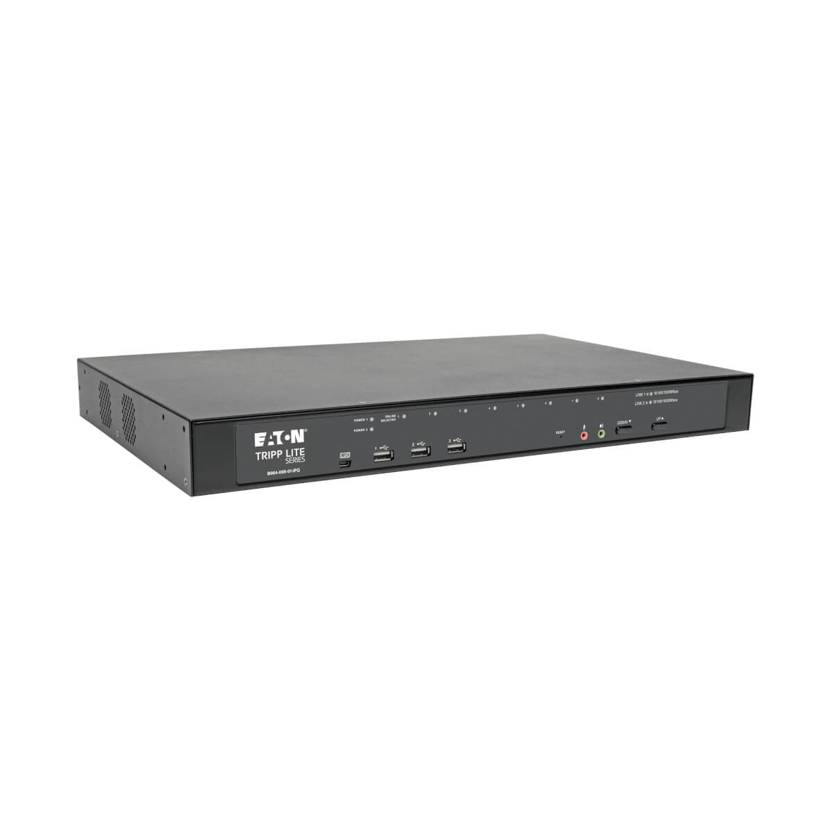 Tripp Lite B064-008-01-IPG – 8-Port VGA KVM-Switch – 1920 × 1200/60 Hz, Audio, Rack 1U