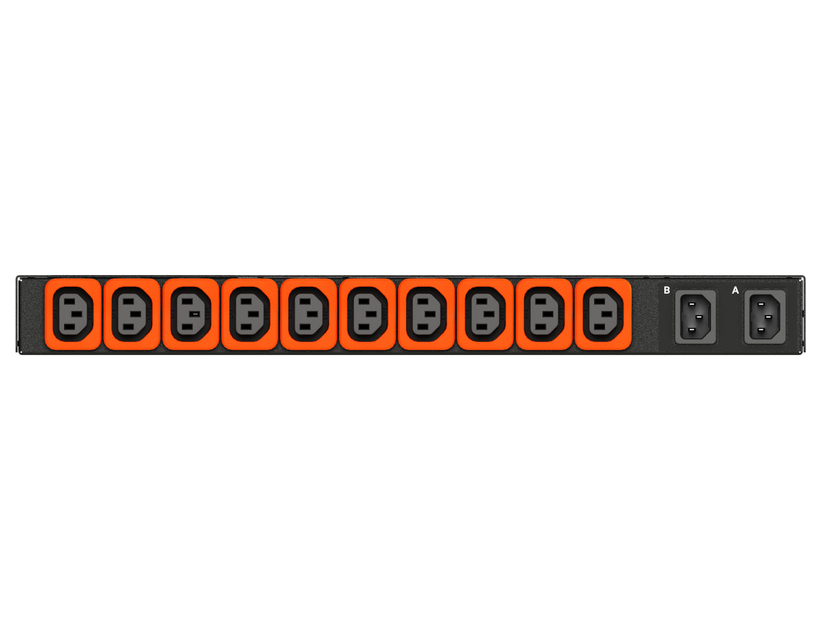 Vertiv Geist Rack-PDU – Standard, 1-phasig, Horizontal 0U, 15 A 100–240 V, 10×C13, C14, 3 m