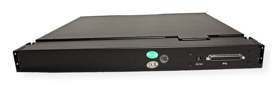 VALUE 19" Rack-LCD-Konsole – 1366 × 768, USB 2.0, CH-Layout – 1U