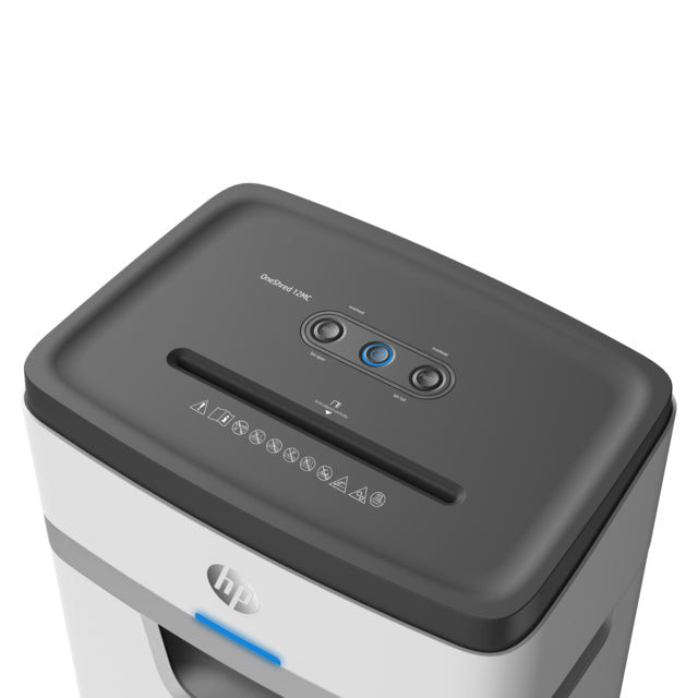 HP OneShred 12MC – Aktenvernichter, DIN P-5, Mikroschnitt 2 × 15 mm, 12 Blatt, 25 l