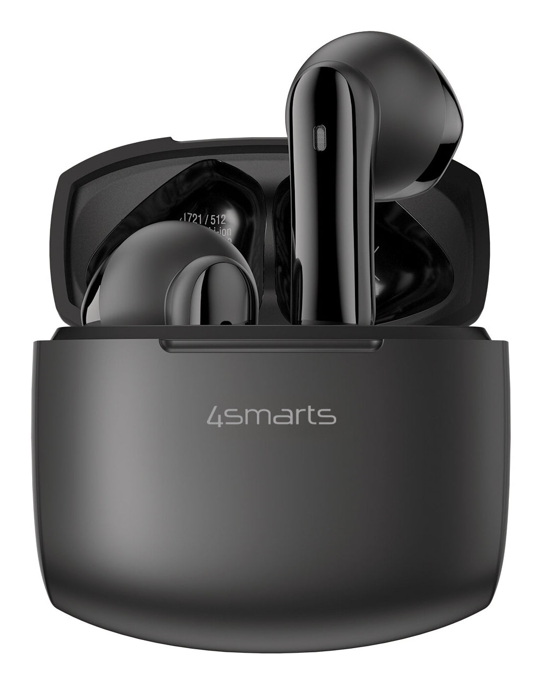 4smarts SkyBuds Air TWS In-Ear – Qi-Ladecase, Schwarz, BT 5.4