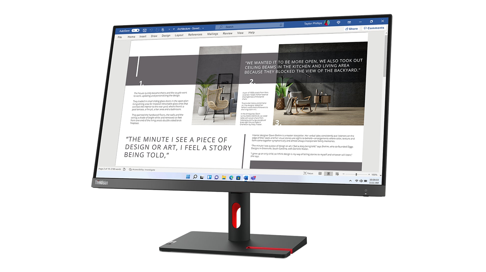 Lenovo ThinkVision S27i-30 – 27", 1920 × 1080 (Full HD), IPS, 100 Hz