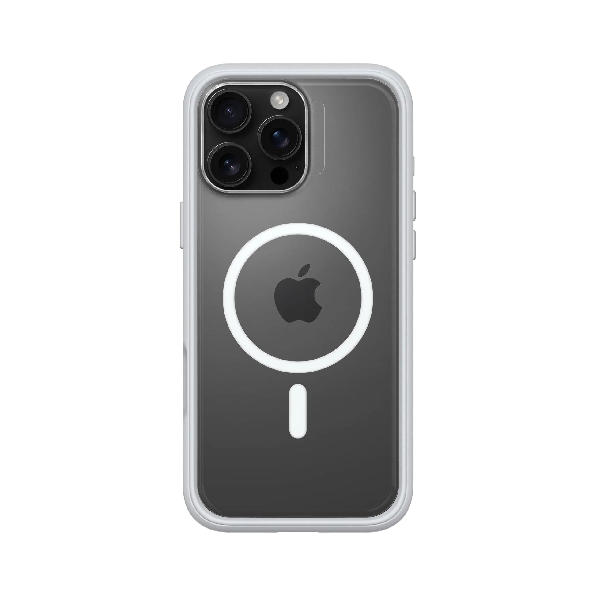 RhinoShield Backcover – für Apple iPhone 16 Pro Max – grau/transparent – Acryl/TPE