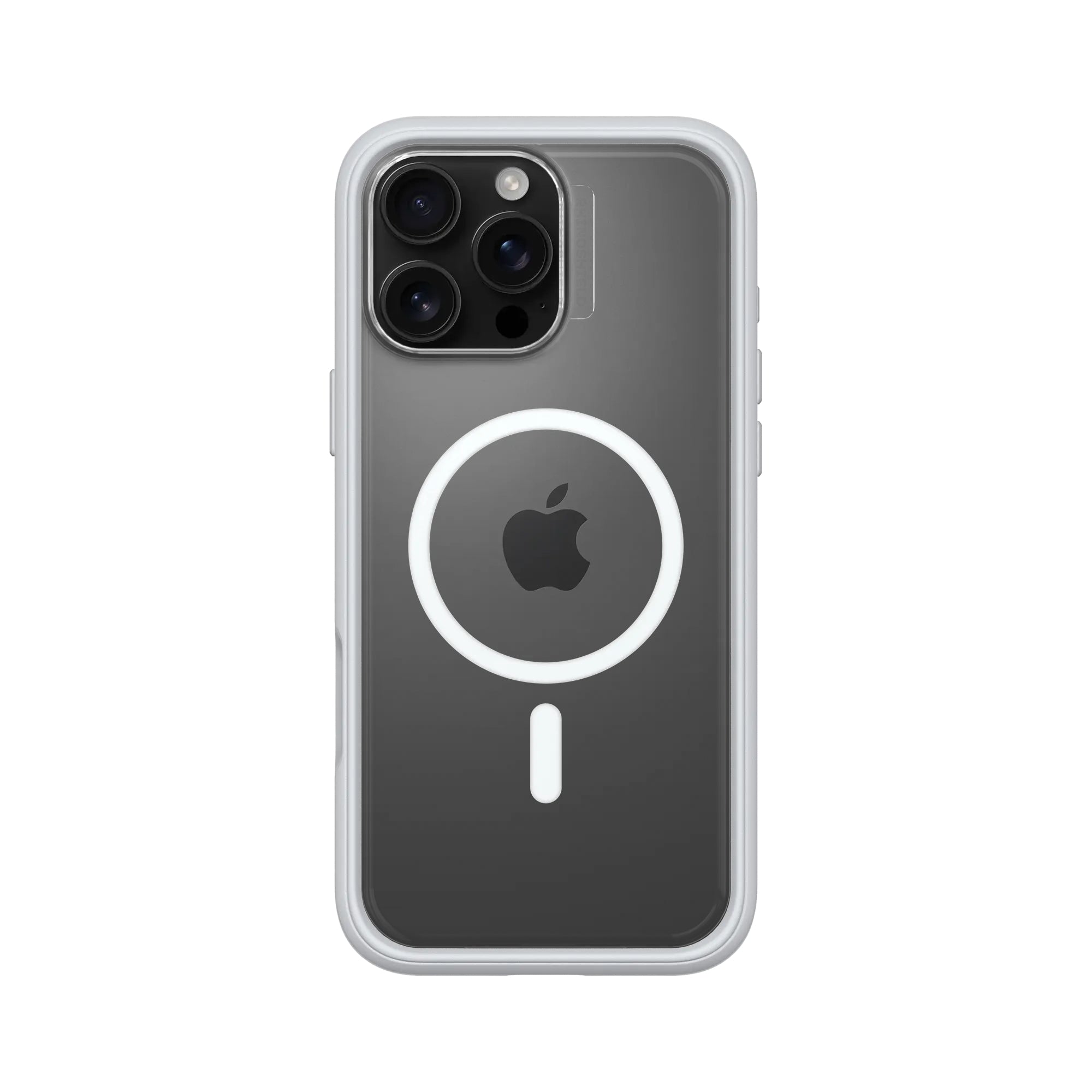 RhinoShield Backcover – für Apple iPhone 16 Pro Max – grau/transparent – Acryl/TPE