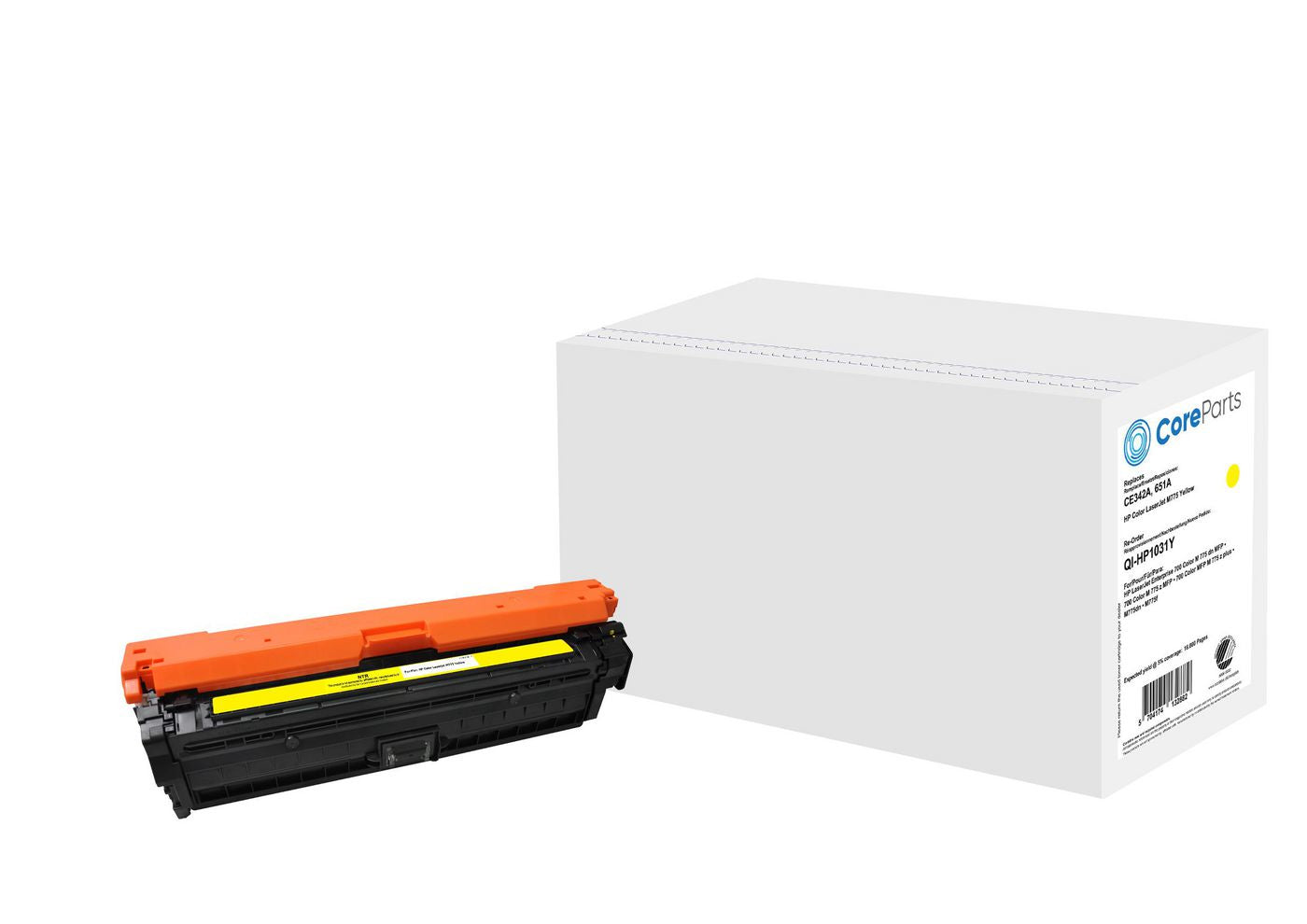 CoreParts CE342A Gelber Toner – Kompatibel – 16'000 Seiten – für HP LaserJet M775 (651A)