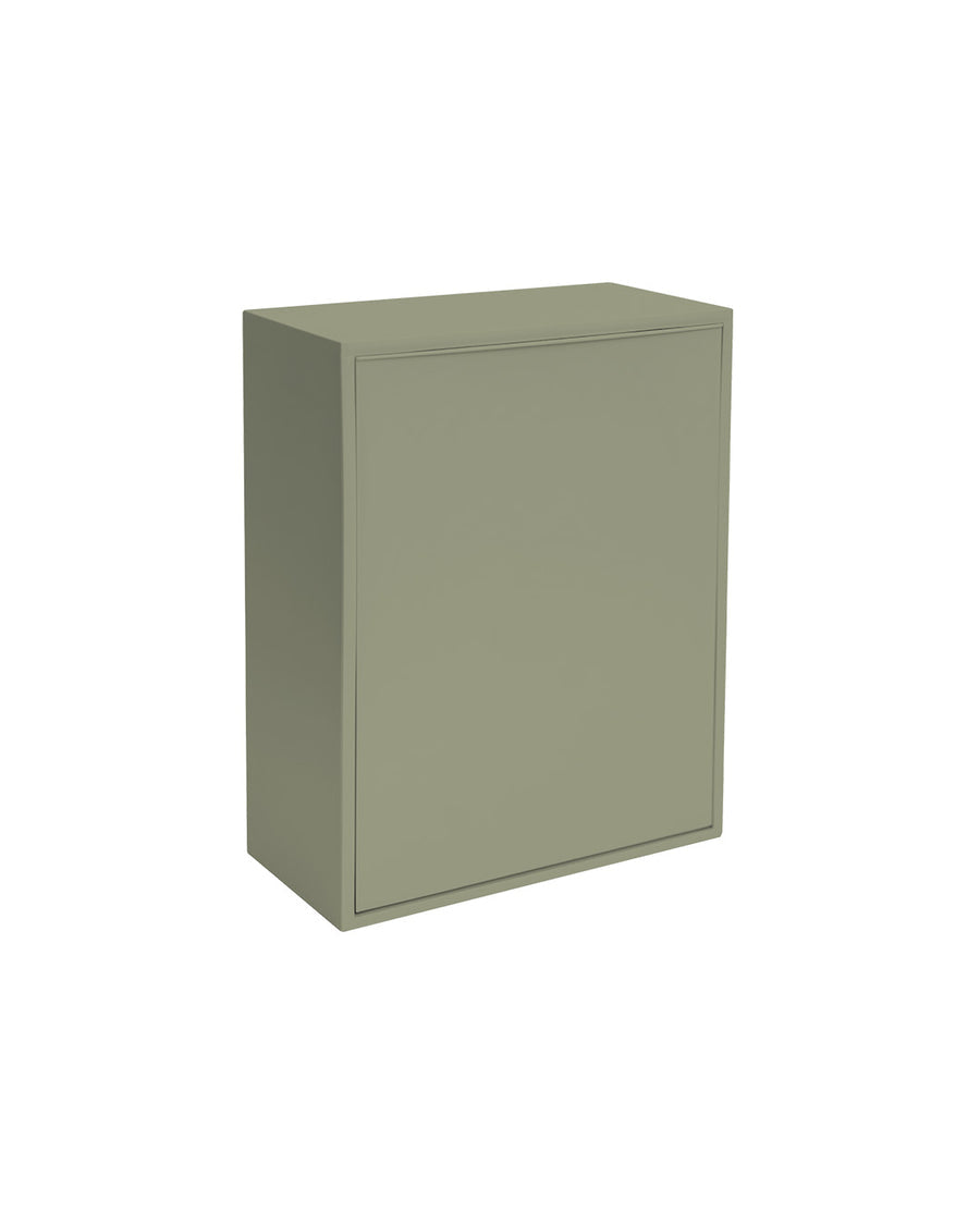 ReCollector Recyclingbox – 12 l – Recycling-Kunststoff, rechteckig – Graugrün