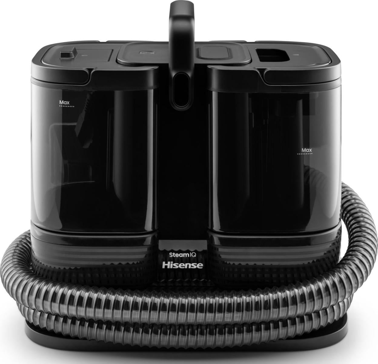 Hisense Dampfreiniger HSSC07A – 1,8 l – Schwarz – 30,3 × 24,1 × 33,2 cm