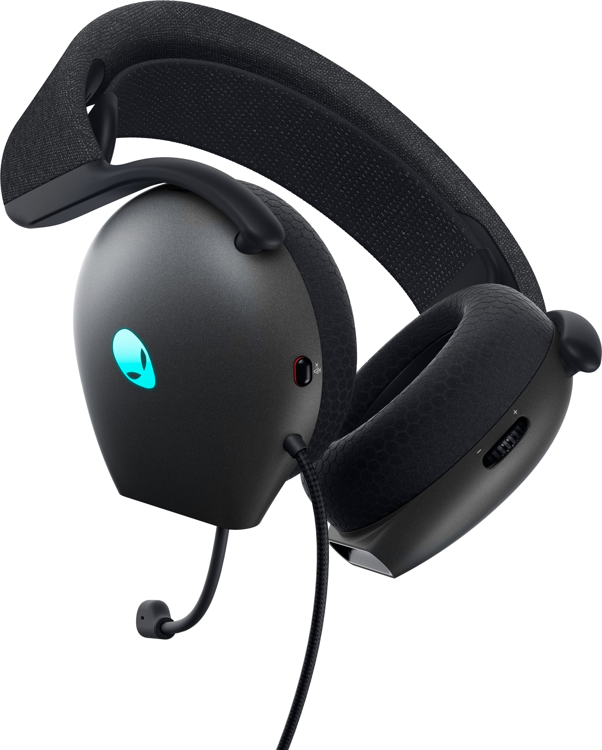 Alienware AW520H Gaming-Headset – Over-Ear, Stereo, Kabelgebunden, 3,5 mm Klinke + USB, Grau