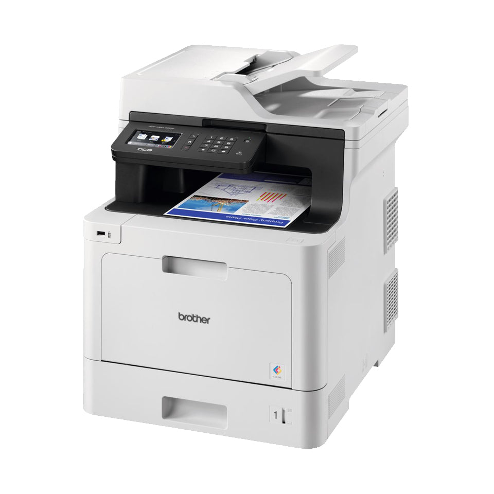Brother DCP-L8410CDW – Farbiges Laser-MFP A4, 3-in-1 – USB/LAN/WLAN – 31 ppm S/W, 31 ppm Farbe