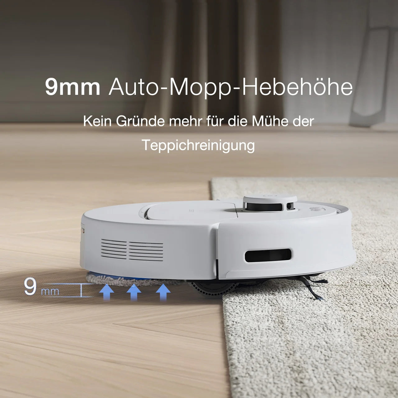 Ecovacs Roboterstaubsauger Deebot N30 Pro Omni – 5200 mAh, 0,4 l, Akkubetrieb, 65 dB(A)