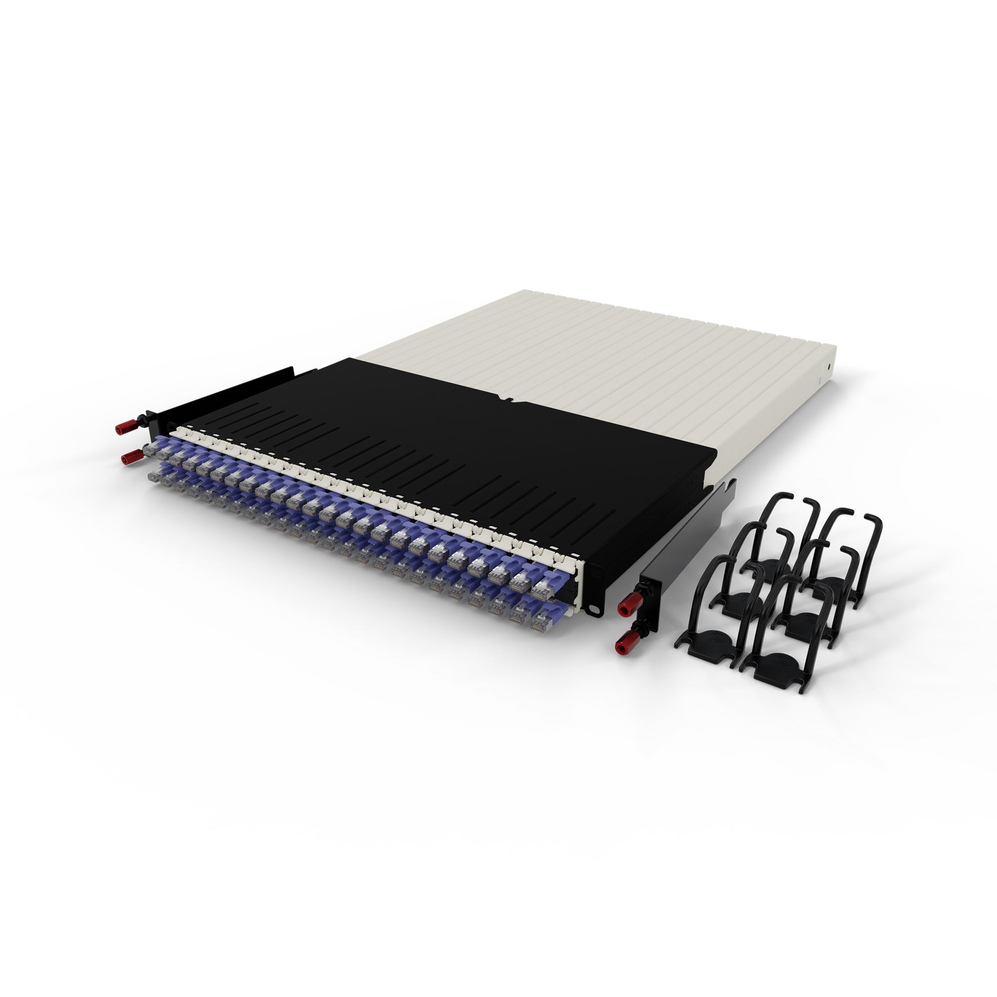 Patchbox 30RU Netzwerkkabel – Violett, Geschirmt