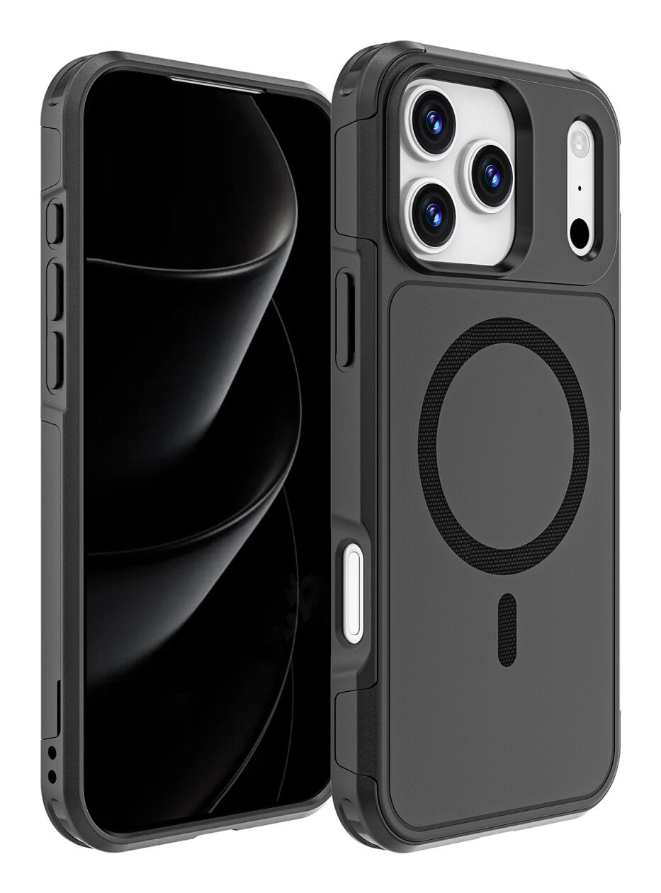 4smarts Backcover – für Apple iPhone 17 Pro Max – schwarz – TPU/PC – MagSafe-kompatibel