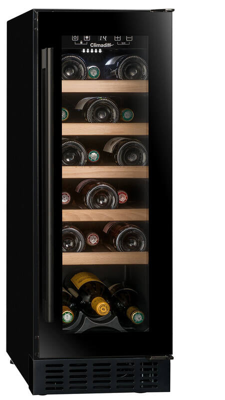 Climadiff Weinkühlschrank CBU20S2B – 57 l, 240 V, Kompressor, Energieeffizienzklasse F