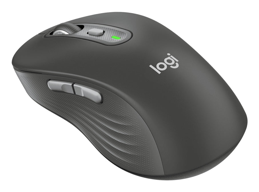 Logitech Signature Plus M750 L – Maus – Kabellos (Bluetooth/2,4 GHz), rechts, Graphit