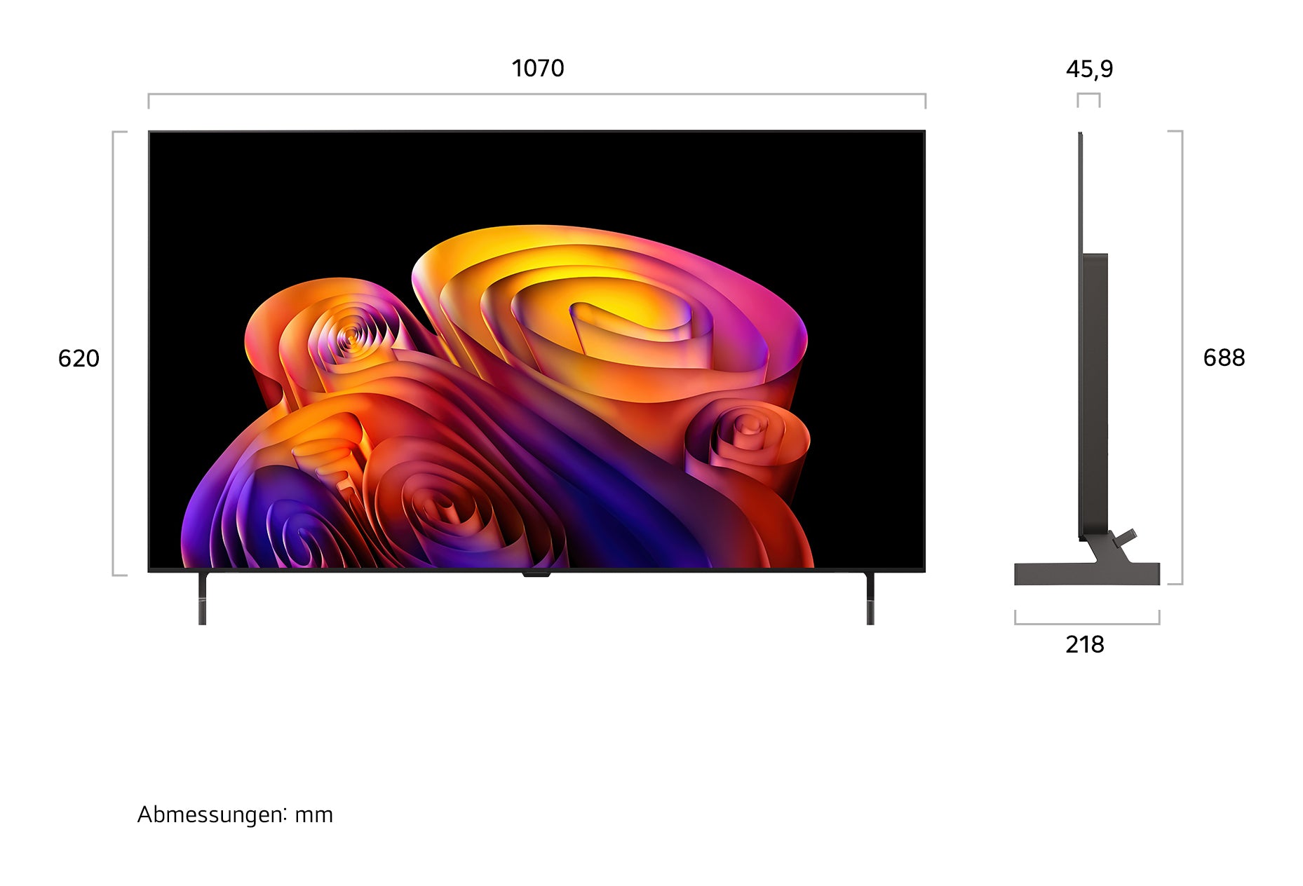 LG 48B68LA – 48" TV – 4K UHD – OLED – webOS 26 – 120 Hz – Dolby Vision, HDR10, HLG