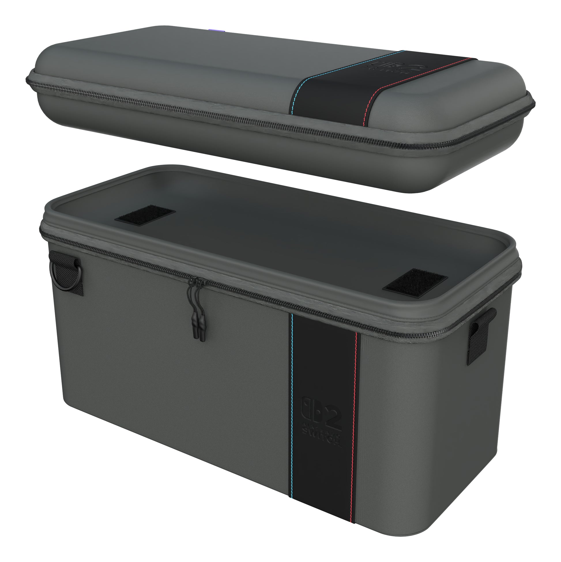 Turtle Beach 2-in-1-Etui PlayTrek – für Nintendo Switch 2 – 148×320×203 mm – anthrazit – EVA/Polyester/TPU