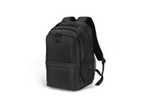 DICOTA Notebook-Rucksack für Notebooks bis 17,3" – 100% recyceltes PET, wasserabweisend – Schwarz
