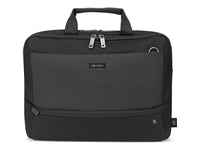 DICOTA Slim Casei FIVE Notebook-Tasche bis 14" – Trolley-Band, verschliessbar – Schwarz