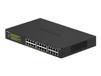 NETGEAR GS324P – Unmanaged Switch – 24× 1G, PoE+, PoE-Budget 190 W, 19", 1U