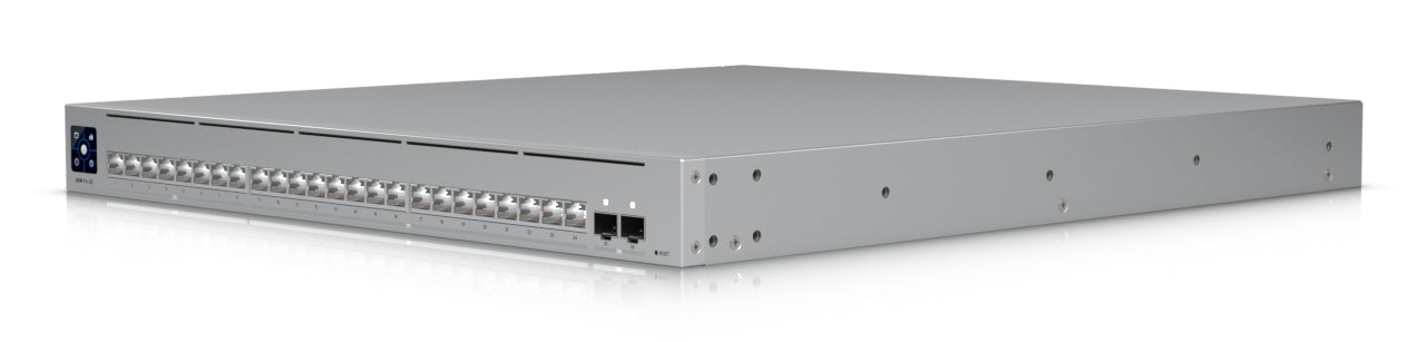 Ubiquiti UniFi Pro XG 24 – Managed Switch – 8×2.5G, 16×10G, 2×SFP28, L2/L3, 19" Rack, 1U