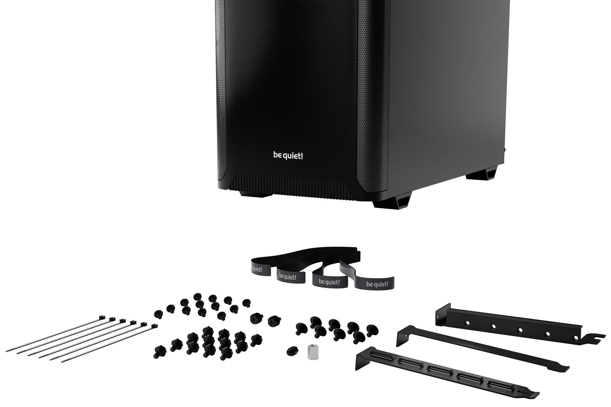 be quiet! be quiet PURE BASE 501 – Midi-Tower – Schwarz, ATX/micro-ATX/Mini-ITX, 1×140 mm vorne, Max. CPU-Höhe 178 mm