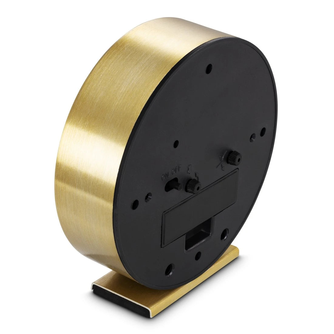 Hama Wecker Skye – Ø 11,2 cm, gold, Kunststoff, lautlos, Alarm