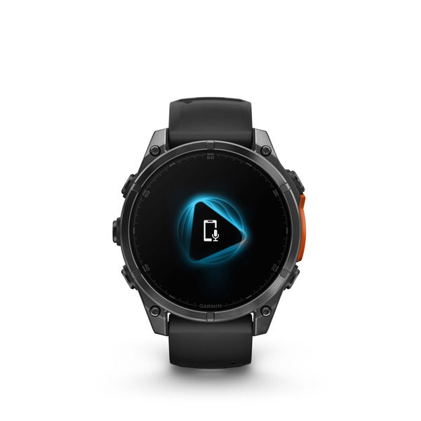 Garmin Fenix 8 – GPS-Smartwatch – 47 mm, 1,4", GPS, WLAN, AMOLED, 100 m, Schwarz, Sportarmband